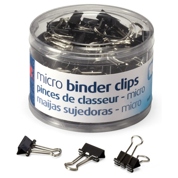 100-Pack Officemate Micro Size Binder Clips