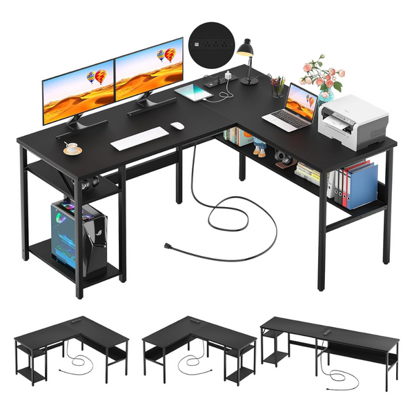 Unikito Reversible L Shaped Computer Desk (47.2" D x 39.4" W x 29" H)