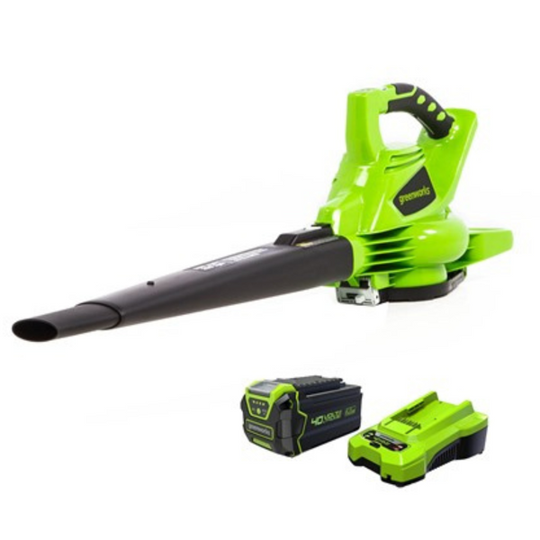 GreenWorks G-MAX 40V 185MPH Variable Speed Cordless Blower/Vac