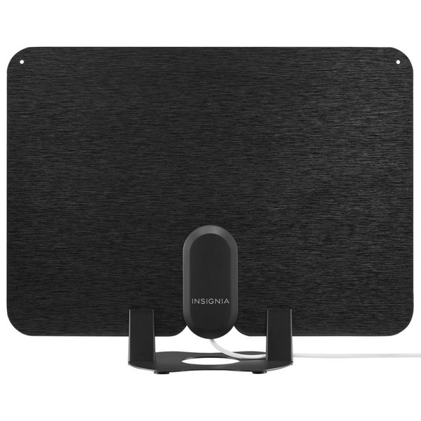 Insignia Amplified Ultra-Thin Indoor HDTV Antenna 60 Mile Range