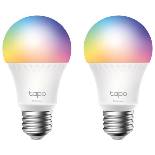 2-Pack TP-Link Tapo A19 Smart Wi-Fi LED Bulb