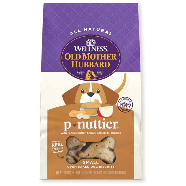 Wellness Old Mother Hubbard Classic P-Nuttier Natural Dog Treats, 20oz