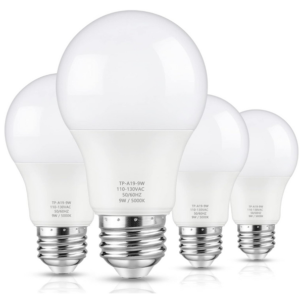 4-Pack 9w Bright White 5000k 850 LED Bulbs