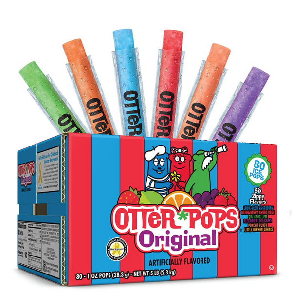 80-Count Otter Pops Freezer Fat Free Ice Bars