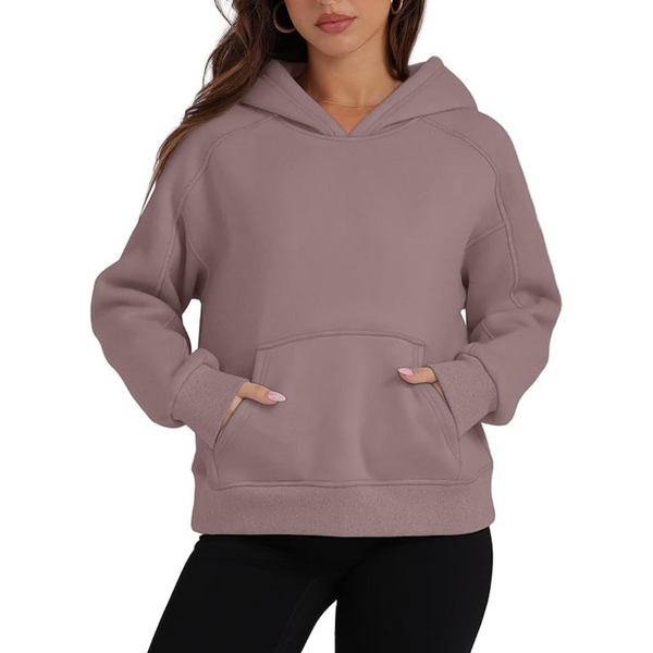 Women's Long Sleeve Fleece Pullover Sweatshirt Hoodies (Various)