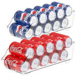 2-Pack Simple Houseware Soda Can Organizer Fr Pantry / Refrigerator