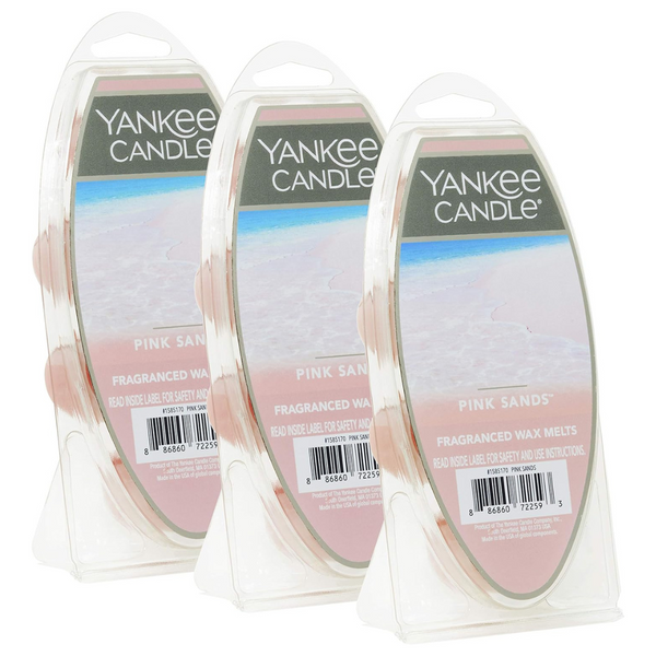 18-Count Yankee Candle 18" Pink Sands Wax Melts For Candle Making