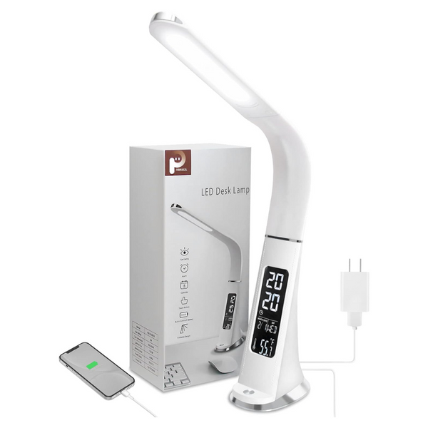 Rechargeable LED Desk Lamp With Digital Display