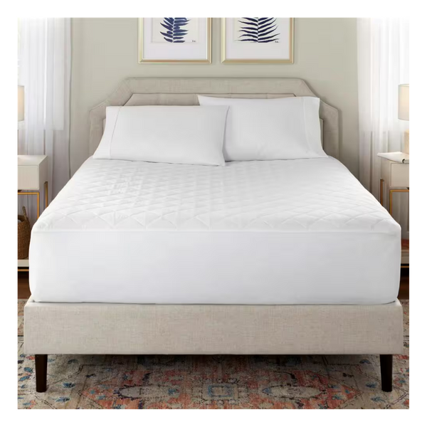 StyleWell Quilted Comfort Waterproof Queen Mattress Pad