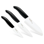 3-Piece Kyocera FK-3PC BK Advanced Ceramic Revolution Series Knife Set