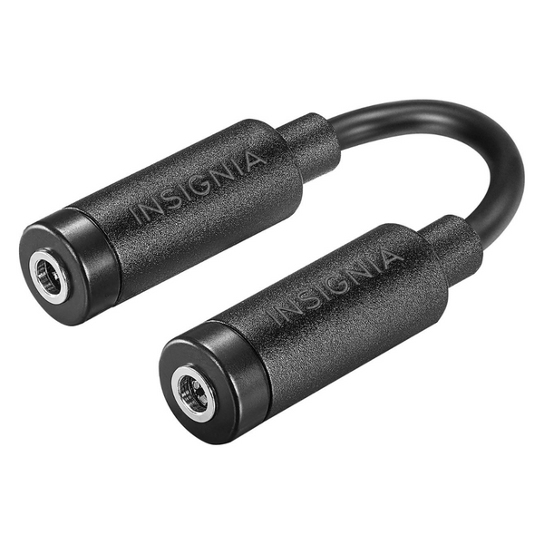 Insignia 4" Female-To-Female 3.5mm Coupler