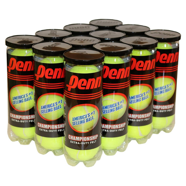 72-Count (2-pk x 36-ct) Penn Championship Extra Duty Felt Tennis Balls (24 Cans)