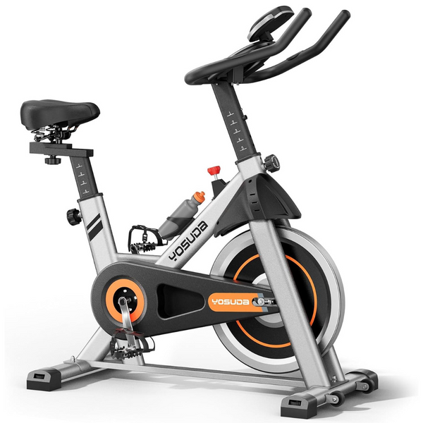 Yosuda Indoor Cycling Stationary Bike With iPad Mount & Seat Cushion