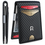 Ronyxet RFID Blocking Carbon Fiber Slim Wallet