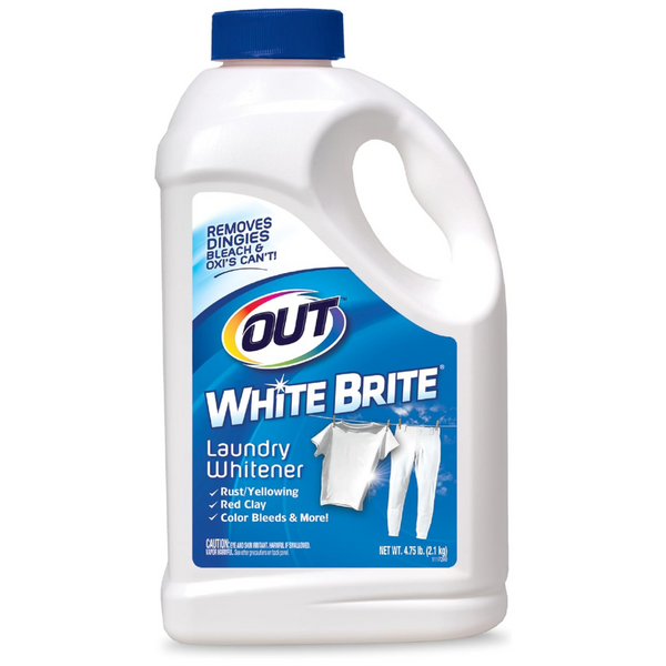 Out White Brite Laundry Whitener Detergent Booster Powder, 4.75lb