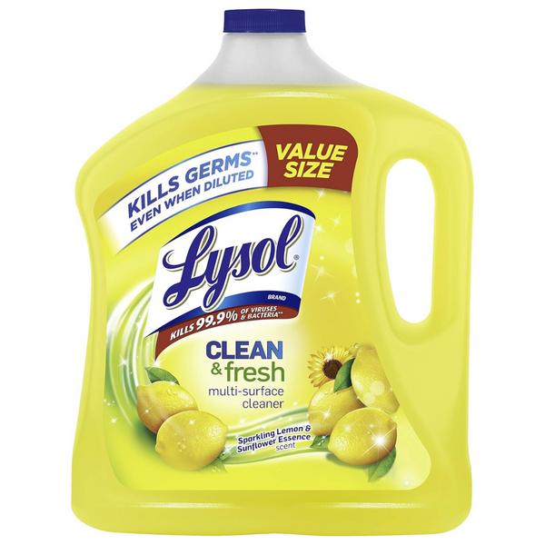 Lysol Clean & Fresh Multi-Surface Cleaner (Lemon & Sunflower, 90 Oz)