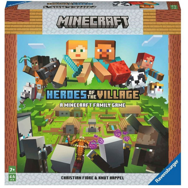 Minecraft Heroes Of The Village Cooperative Board Game