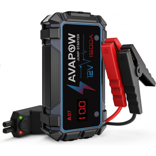 Avapow 1500a Peak Current Jump Starter Cables Kit