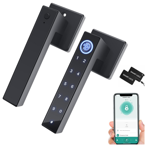 Biometric Keyless Entry Door Lock With Bluetooth APP