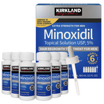 6-Pack Minoxidil Liquid Extra Strength Hair Regrowth Treatment For Men