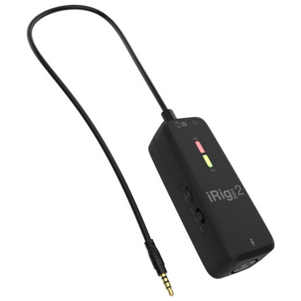 IK Multimedia iRig Pre 2 Ultracompact XLR Microphone Interface