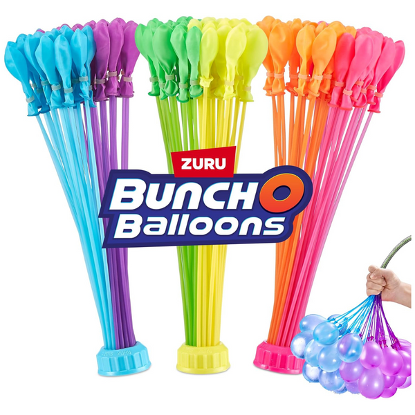 3-Pack Bunch O Balloons Self-Sealing Tropical Colored Water Balloons