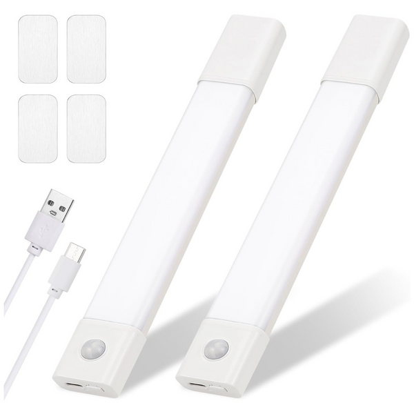 2-Pack Zzenrysam USB Rechargeable Under Cabinet LED Closet Light