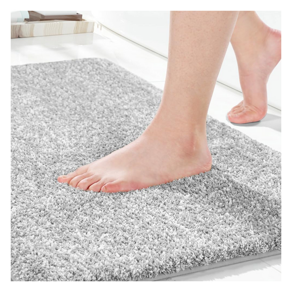 Yimobra Extra Soft Water Absorbent Bathroom Rugs Mat (24" x 17")