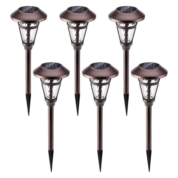 6 Pack LED Decorative Bright Solar Outdoor Lights