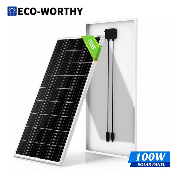 Eco-Worthy 100-Watt Monocrystalline Solar Panel