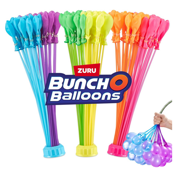 3-Pack Bunch O Balloons Self-Sealing Tropical Colored Water Balloons