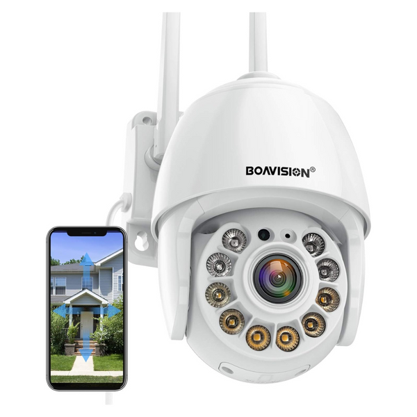 Boavision Wireless WiFi IP 1080P Pan Tile Home Security Camera