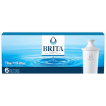 6-Pack Brita Standard Pitchers & Dispensers Replacement Water Filters