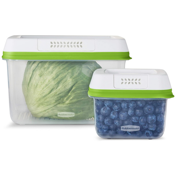 Rubbermaid FreshWorks Saver Medium & Large Storage Container Set