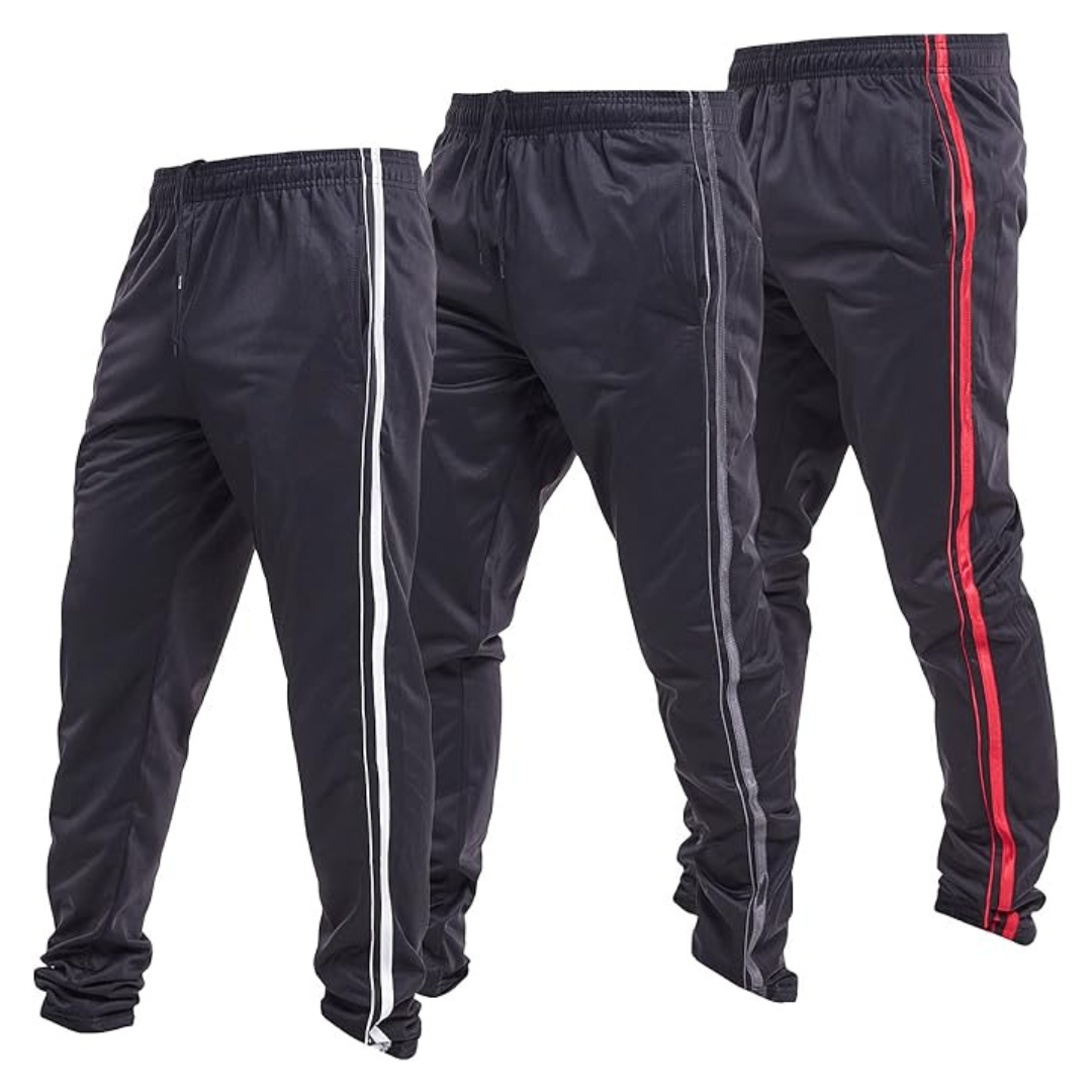 3-Pack Ultra Performance Men's Joggers With Zipper Pockets (Various)