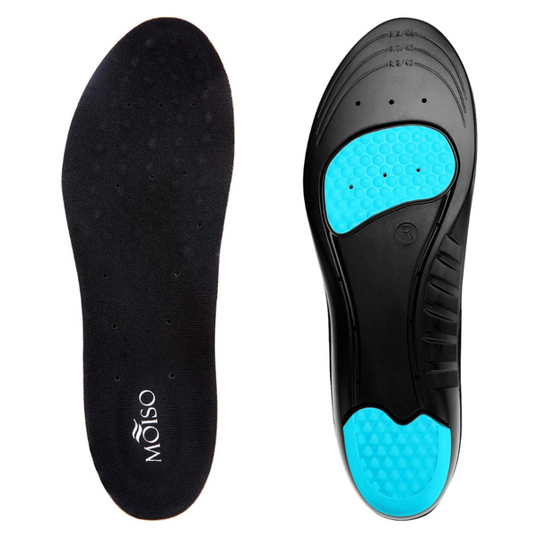 Non-Slip Low Arch Support Memory Foam Insoles (Various)