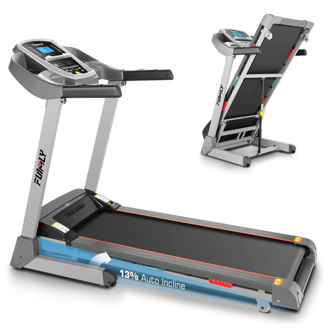 Funmily 3.0HP 300lb Weight Capacity Bluetooth Folding Treadmill