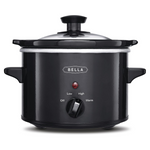 BELLA 1.5 Qt Electric Slow Cooker With Glass Lid