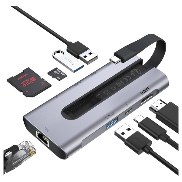 ESR 8-In-1 USB-C Portable Hub With Gigabit Ethernet