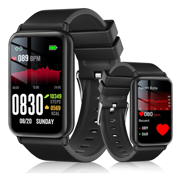 IP68 Blood Pressure Smart Watch With Make/Answer Phone Call 1.57 HD