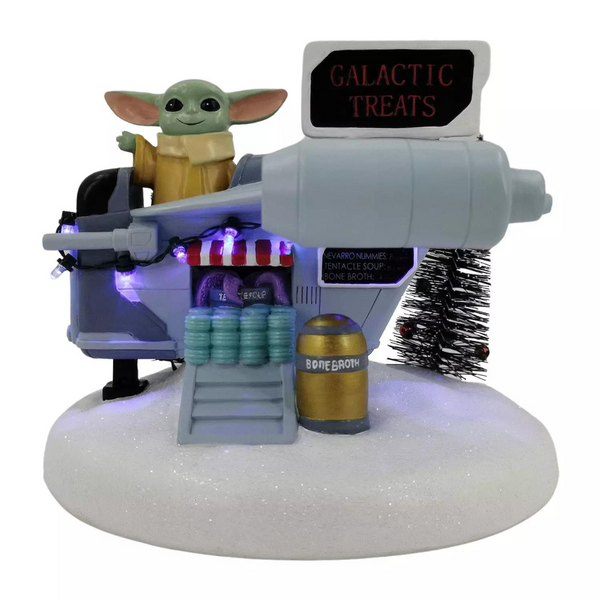 St. Nicholas Square Grogu Galactic Treats Village Tabletop Decor