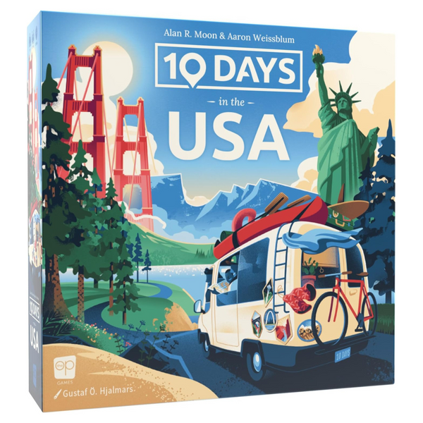 10 Days In The USA: Family Road Trip Board Game