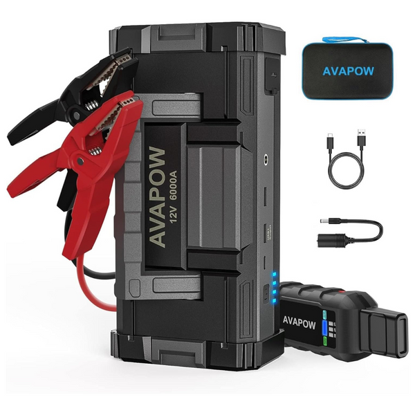 AVAPOW 12V 6000A Powerful Car Battery Jump Starter