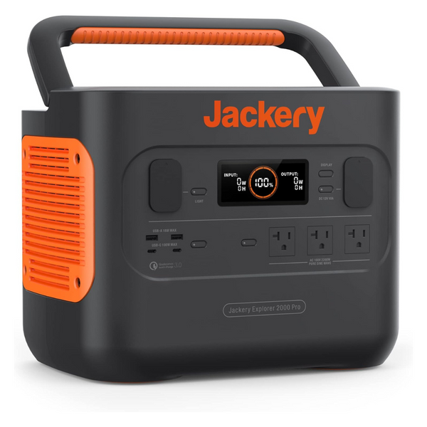 Jackery Explorer 2000 Pro Portable Power Station w/ 2160Wh Capacity