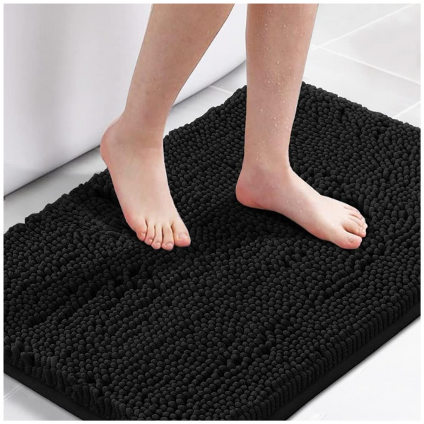 H.Versailtex Absorbent Soft Shaggy Washable Bathroom Rugs