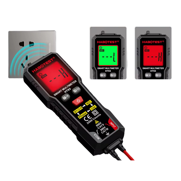 Habotest HT93 Digital 2000 Counts AC/DC Volt Voltage Tester Meter