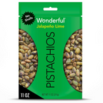 Wonderful Pistachios No Shells Jalapeno Lime Healthy Snack, 11 Ounce