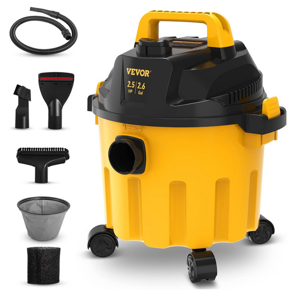 Vevor 2.6 Gallon, 2.5 Peak HP, 3 In 1 Blowing Function Wet Dry Vac