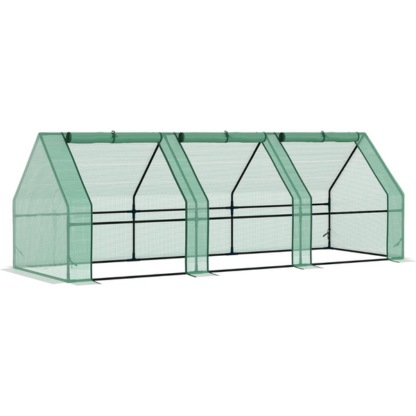 Outsunny 9' x 3' x 3' Portable Mini Greenhouse Outdoor Garden