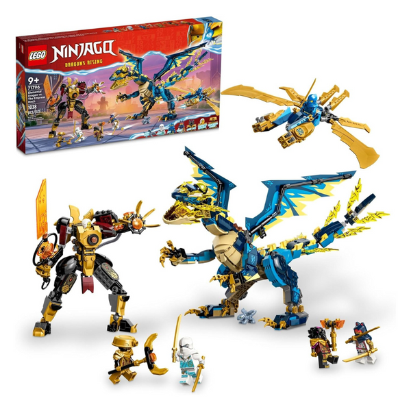 LEGO NINJAGO Elemental Dragon vs. The Empress Mech Building Toy Set